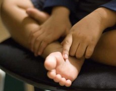 Μυρμηγκιές στο παιδικό πόδι